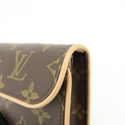 Louis Vuitton Florentine Waist Monogram Canvas, Brown, Canvas, Handbag