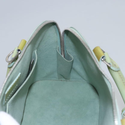 Louis Vuitton Alma Electric Epi Leather, Green, Patent Leather, Handbag