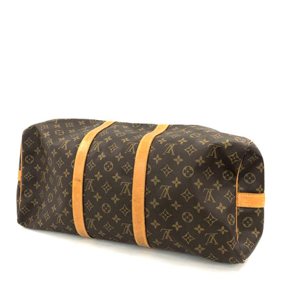 Louis Vuitton Keepall Bandouliere Monogram Canvas, Brown, Canvas, Travel Bag