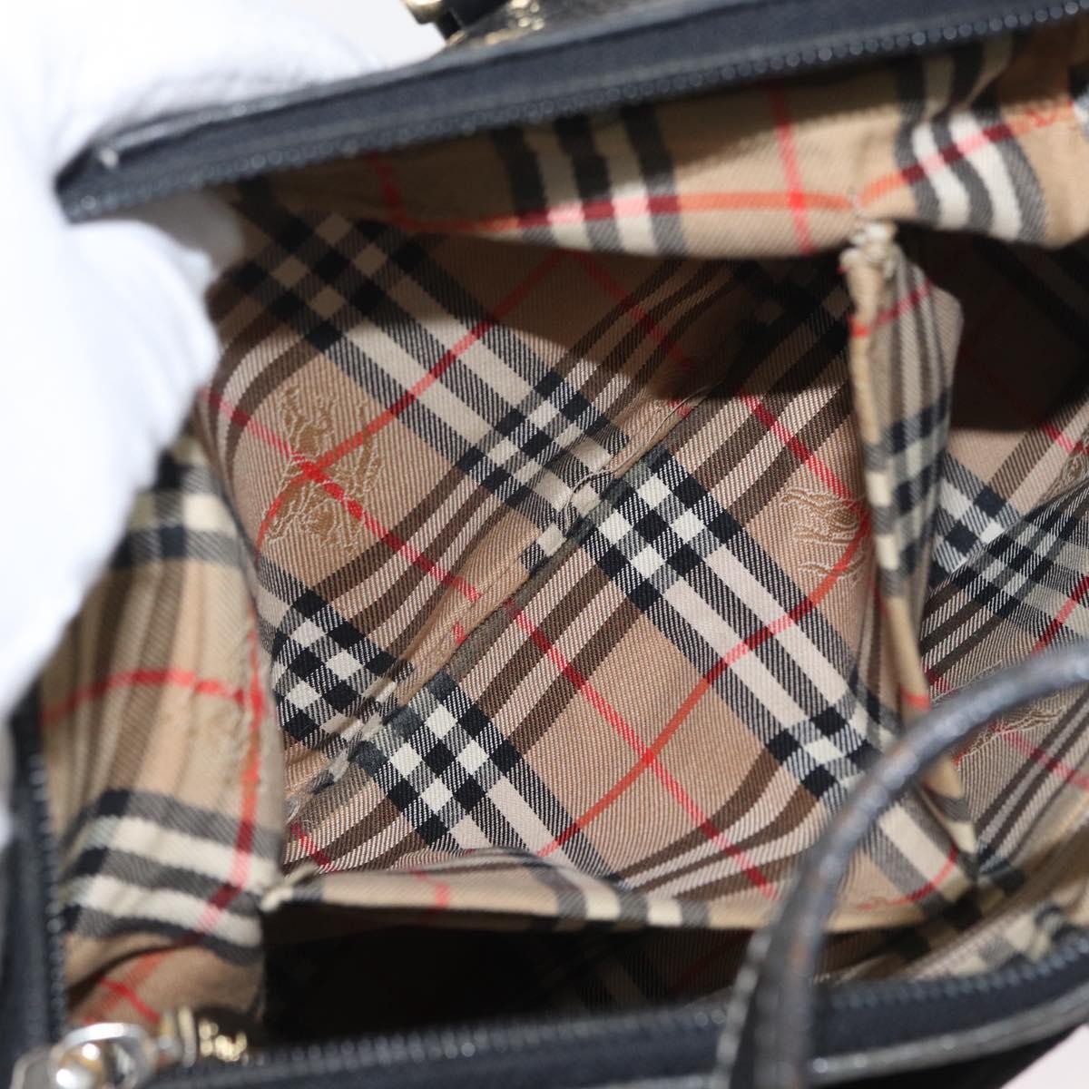 Burberry Vintage Leather, Black, Leather, Handbag