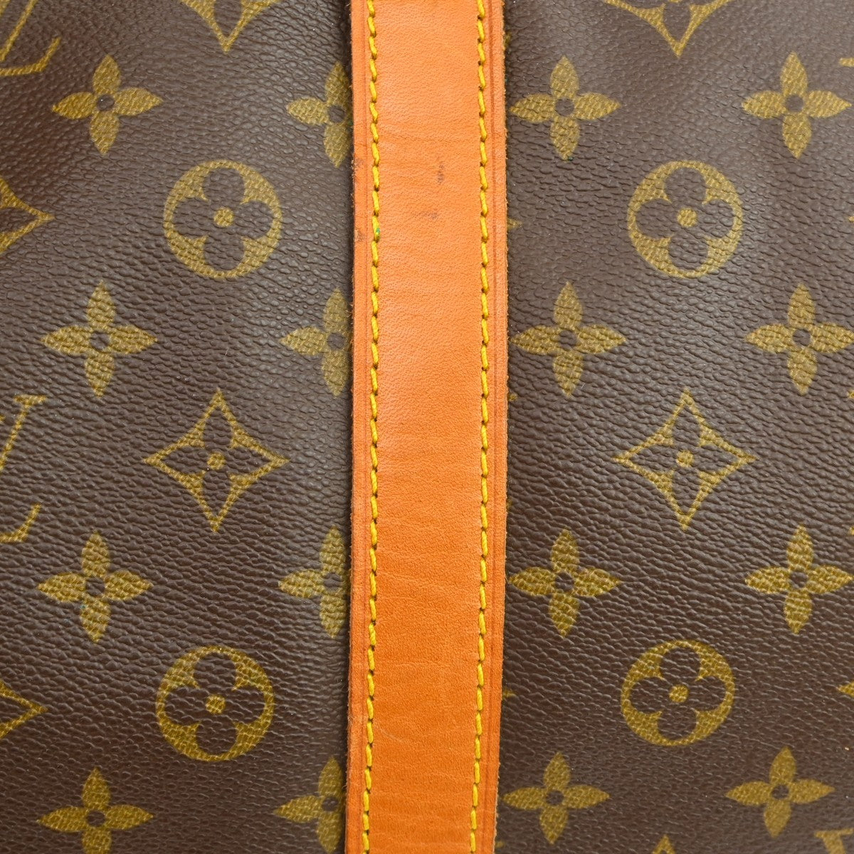 Louis Vuitton Keepall Bandoulière Monogram, Brown, Canvas, Travel Bag