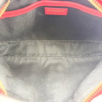 Burberry TB Camera Quilted Leather, Gold, Leather, Shoulder Bag