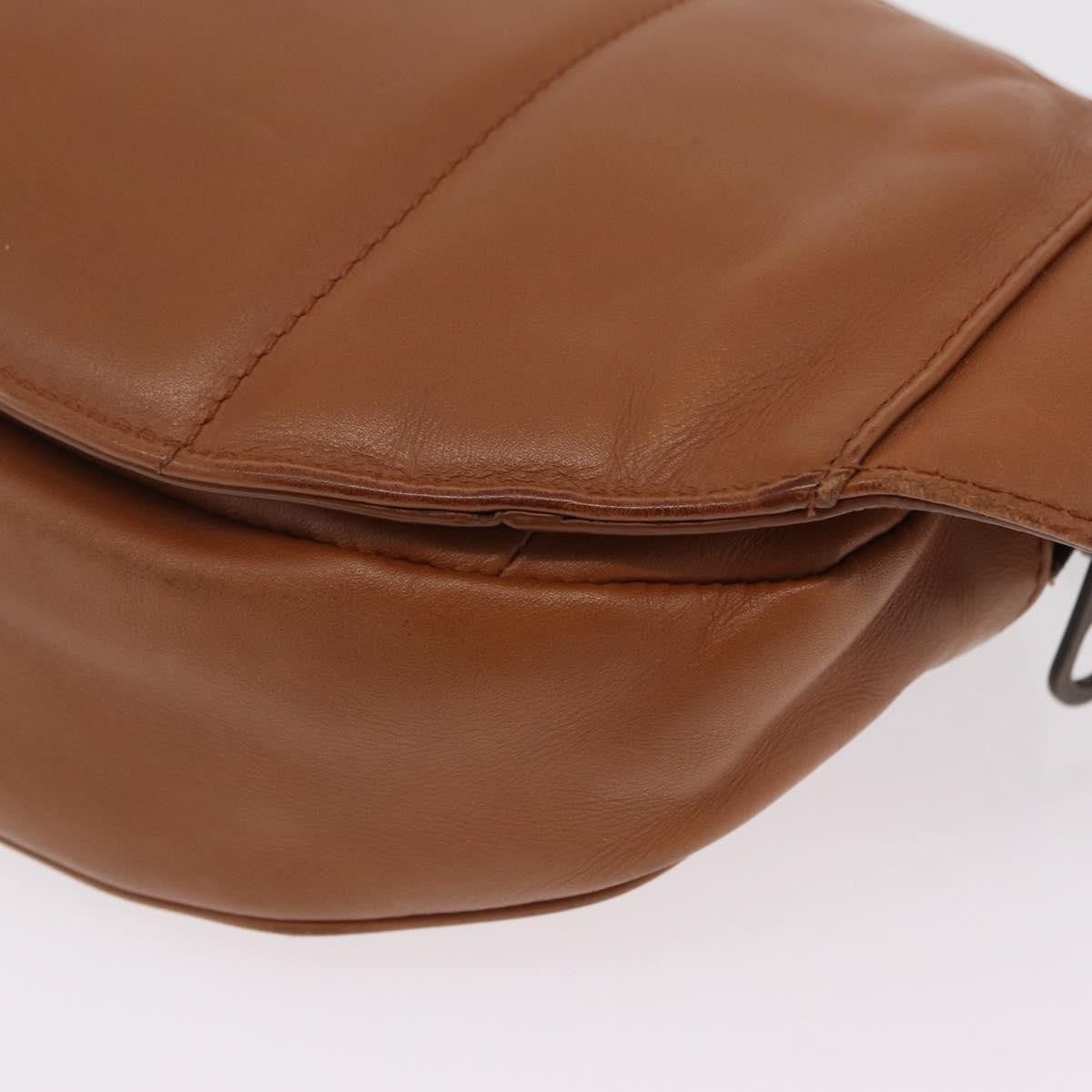 Bottega Veneta Light Waist Intrecciato Leather, Brown, Leather, Handbag