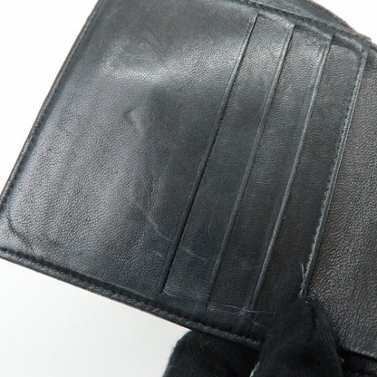 Chanel Vintage Timeless Bifold Caviar, Black, Leather, Wallet