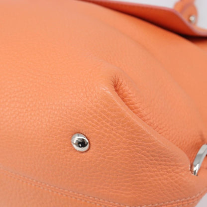 Salvatore Ferragamo Sofia Satchel Leather, Orange, Leather, Handbag