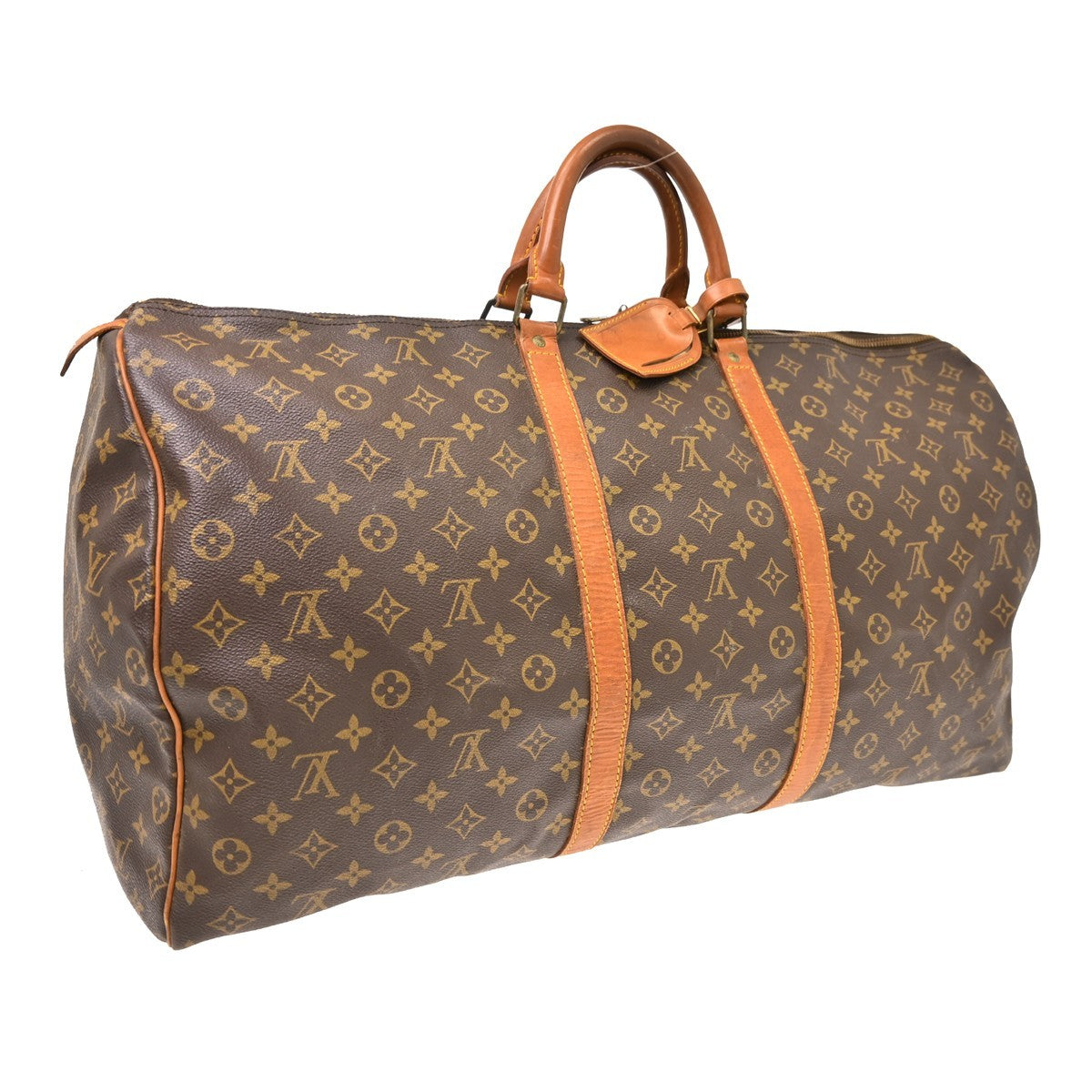 Louis Vuitton Keepall Monogram Canvas, Brown, Canvas, Travel Bag