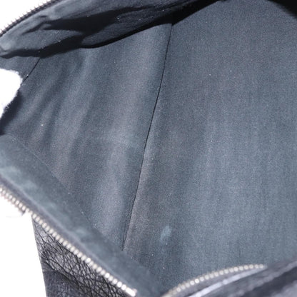 Balenciaga Classic City Clip Leather, Black, Leather, Clutch