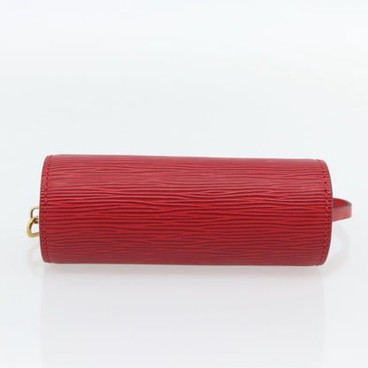 Louis Vuitton Soufflot Pochette Epi Leather, Red, Leather, Clutch