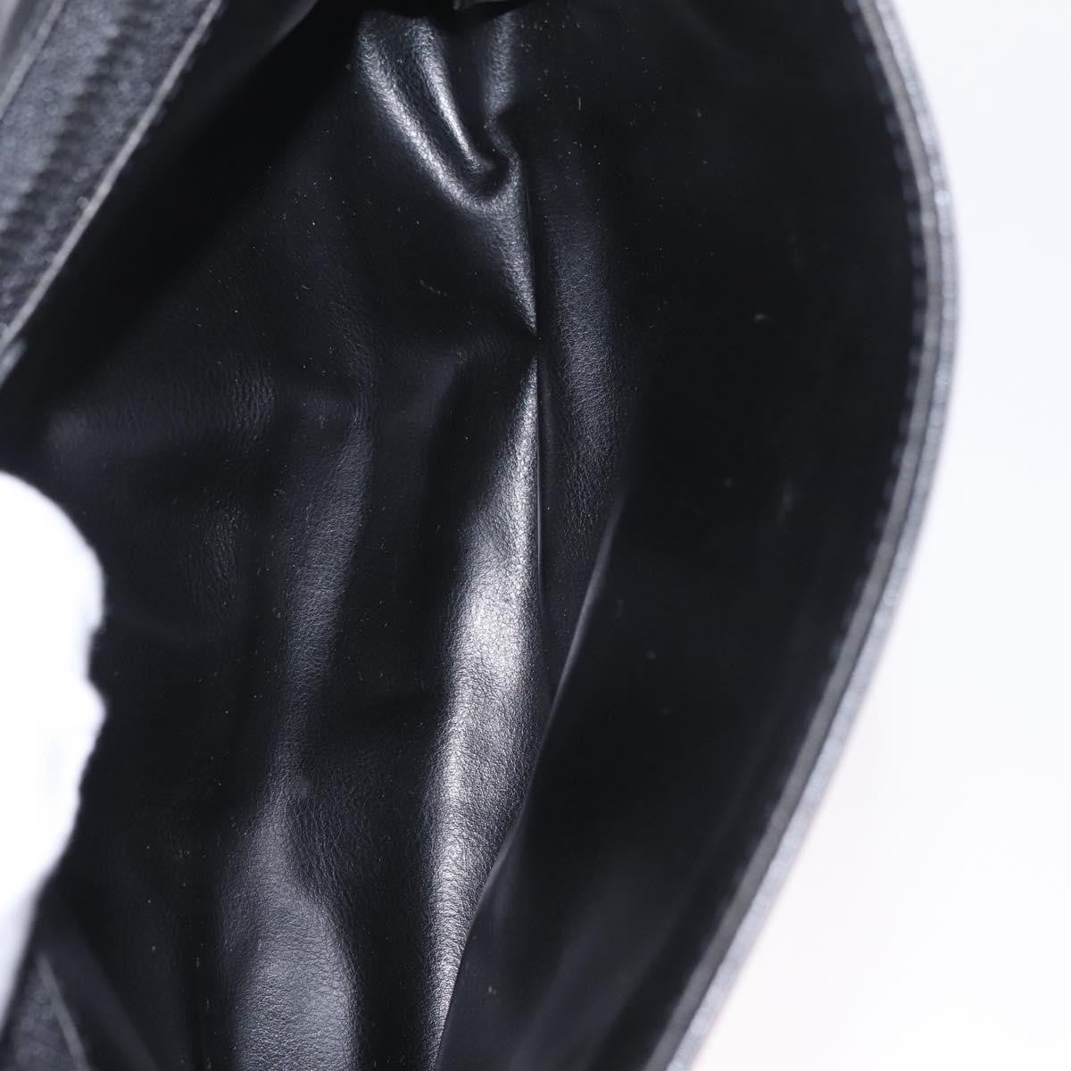 Celine Shoulder Leather, Black, Leather, Shoulder Bag