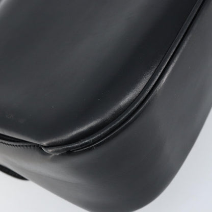 Celine Shoulder Leather, Black, Leather, Shoulder Bag