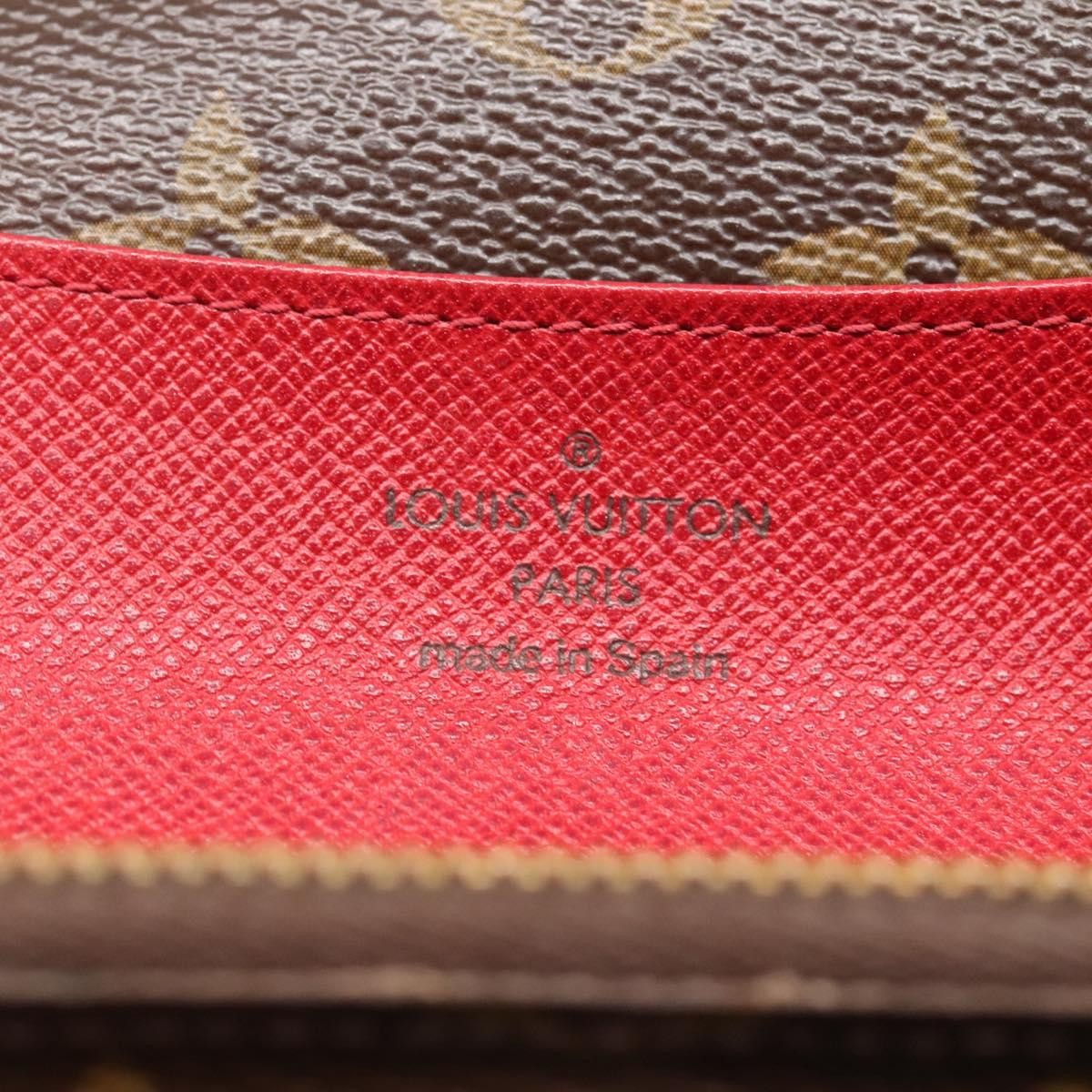 Louis Vuitton Emilie Monogram Canvas, Red, Canvas, Wallet