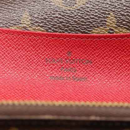 Louis Vuitton Emilie Monogram Canvas, Red, Canvas, Wallet
