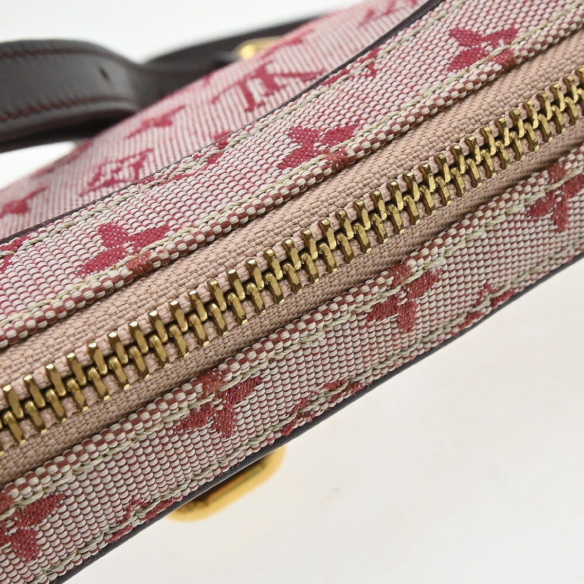 Louis Vuitton Juliette Mini Lin, Red, Canvas, Shoulder Bag