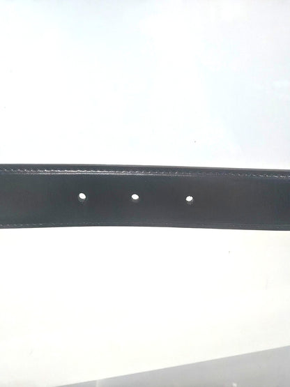 Gucci G Buckle Belt Leather, Black, Leather, Belt