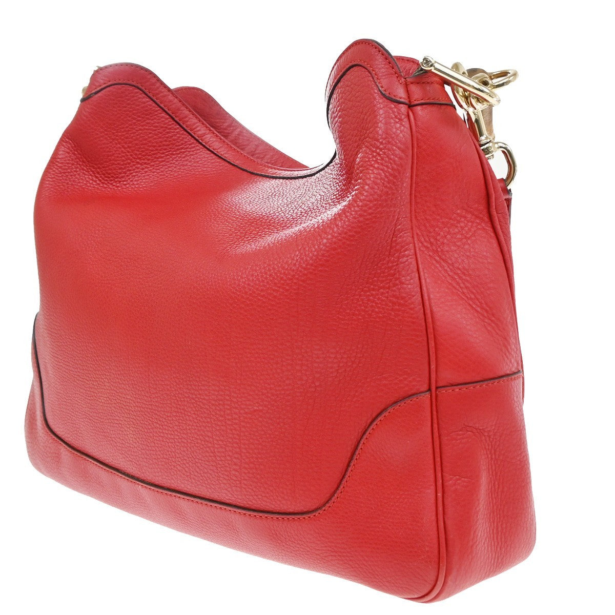 Gucci Diana Bamboo Leather, Red, Leather, Shoulder Bag