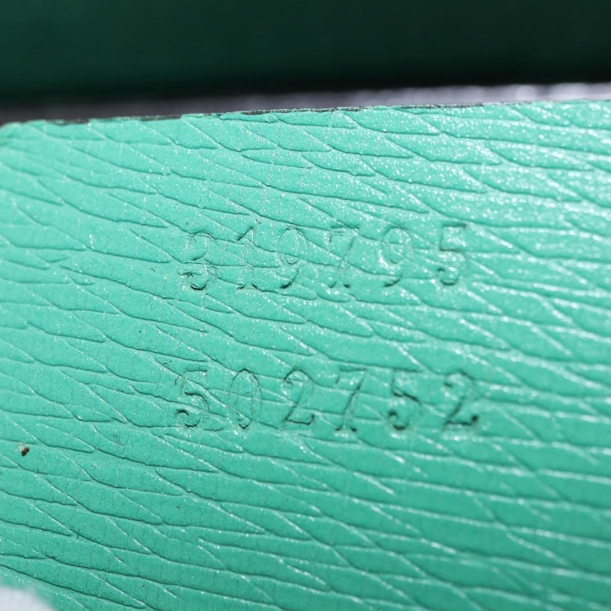 Gucci Bright Bit Convertible Leather, Green, Leather, Tote Bag