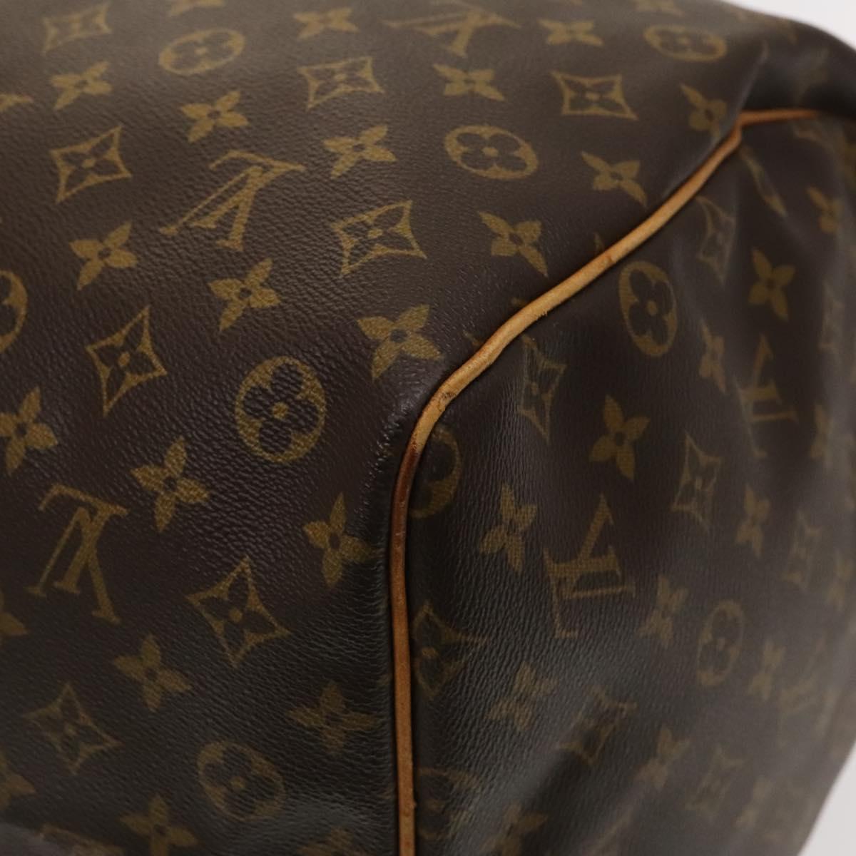 Louis Vuitton Keepall Bag Monogram Canvas, BROWN, CANVAS, Travel bag