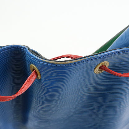 Louis Vuitton Tricolor Noe Epi Leather, Blue, Leather, Handbag