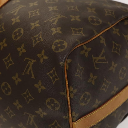Louis Vuitton Keepall Bandouliere Bag Monogram Canvas, BROWN, CANVAS, Travel bag