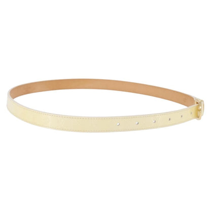 Louis Vuitton Vernis Belt LV Monogram Vernis, Beige, Patent Leather, Belt