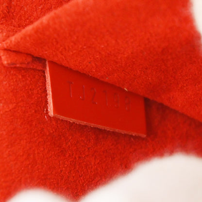 Louis Vuitton Pochette Felicie Epi, Red, Leather, Clutch
