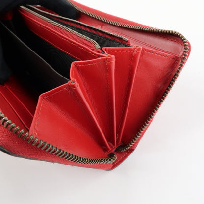 Gucci Cherries Wallet on Chain Guccissima Leather, Red, Leather, Crossbody Bag
