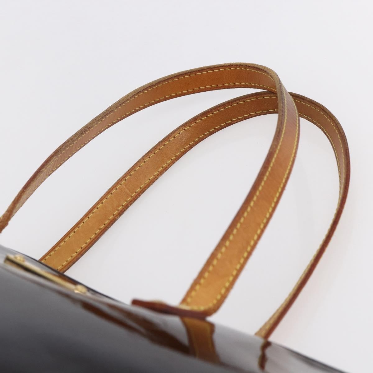 Louis Vuitton Bellevue Monogram Vernis, Burgundy, Patent Leather, Tote Bag