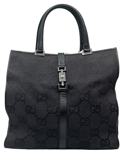 Gucci Vintage Jackie Tote GG Canvas, BLACK, CANVAS, Tote bag