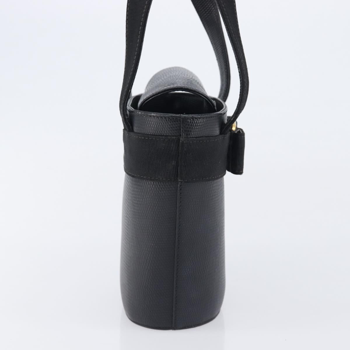 Salvatore Ferragamo Vara Bow Leather, Black, Leather, Crossbody Bag