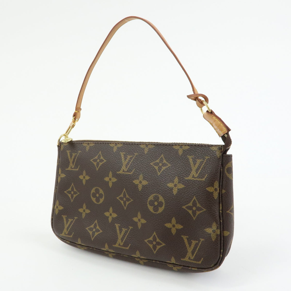 Louis Vuitton Pochette Accessoires NM Monogram Canvas, Brown, Canvas, Clutch