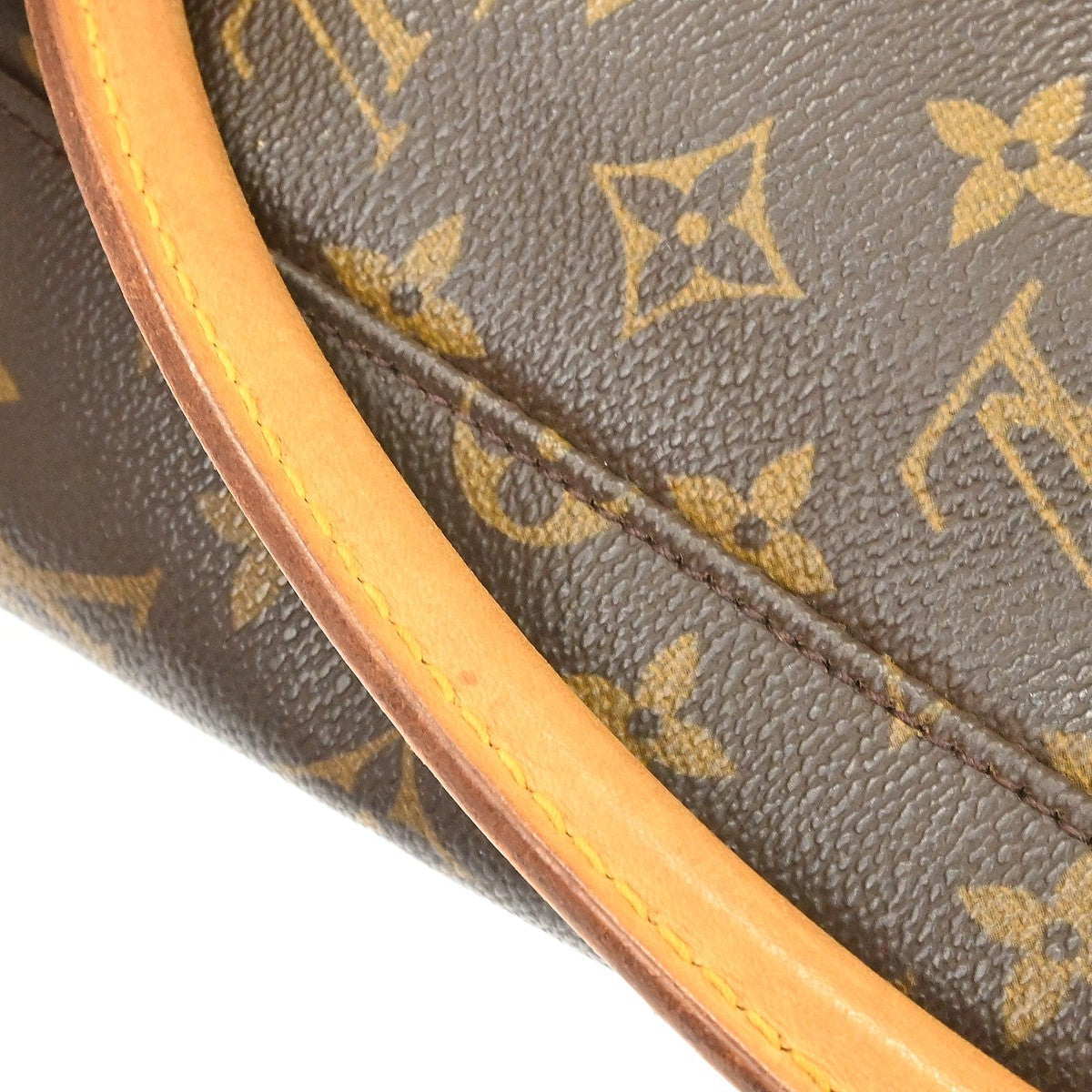 Louis Vuitton Looping Monogram Canvas, Brown, Canvas, Handbag