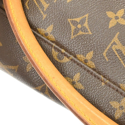 Louis Vuitton Looping Monogram Canvas, Brown, Canvas, Handbag