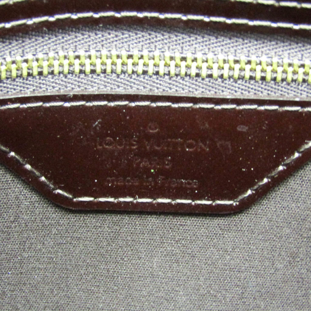 Louis Vuitton Avalon Monogram Vernis, Burgundy, Patent Leather, Handbag