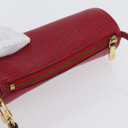 Louis Vuitton Soufflot Pochette Epi Leather, Red, Leather, Clutch