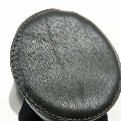 Chanel Chocolate Bar Cosmetic Quilted Lambskin, Black, Leather, Toiletry Case