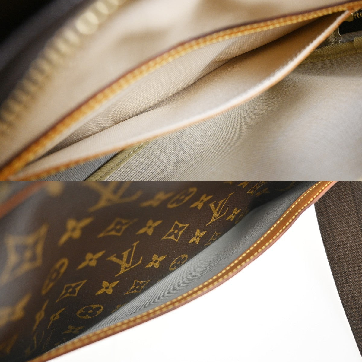 Louis Vuitton Reporter Monogram Canvas, Brown, Canvas, Shoulder Bag