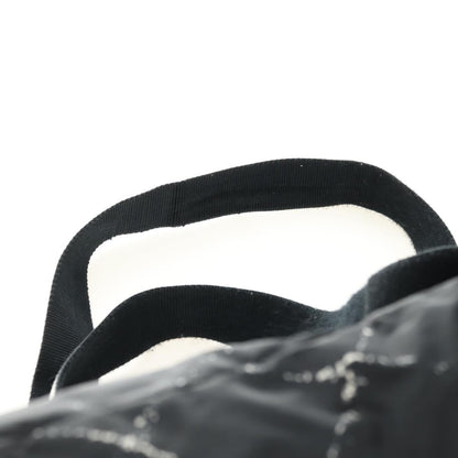Chanel Travel Line Lock Printed Nylon, Black, Nylon, Backpack