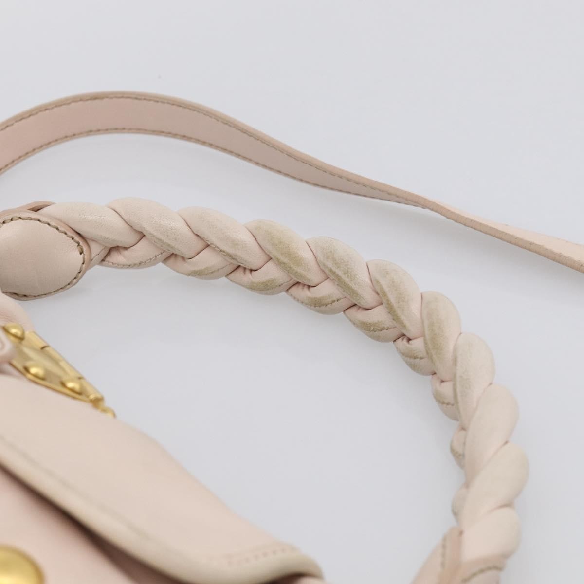 Miu Miu Coffer Hobo Matelasse Leather, Pink, Leather, Handbag
