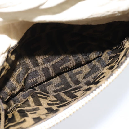 Fendi Zip hobo leather, Beige, Leather, Shoulder Bag