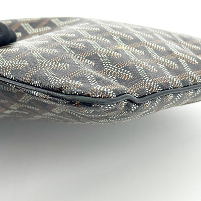 Goyard Senat Zip Printed Coated Canvas, Black, Canvas, Clutch