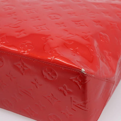Louis Vuitton Reade Monogram Vernis, Red, Patent Leather, Handbag