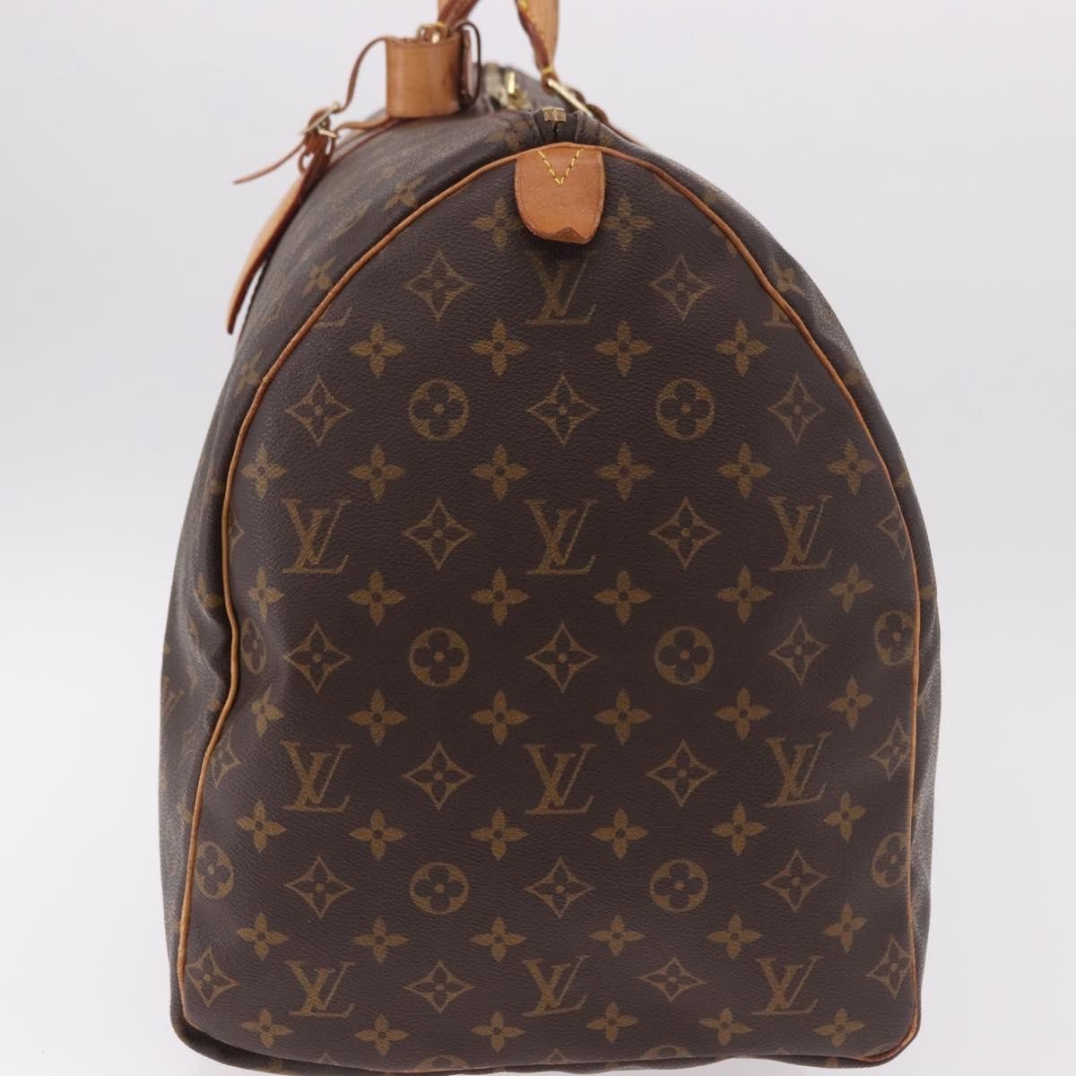 Louis Vuitton Keepall Monogram, Brown, Canvas, Travel Bag