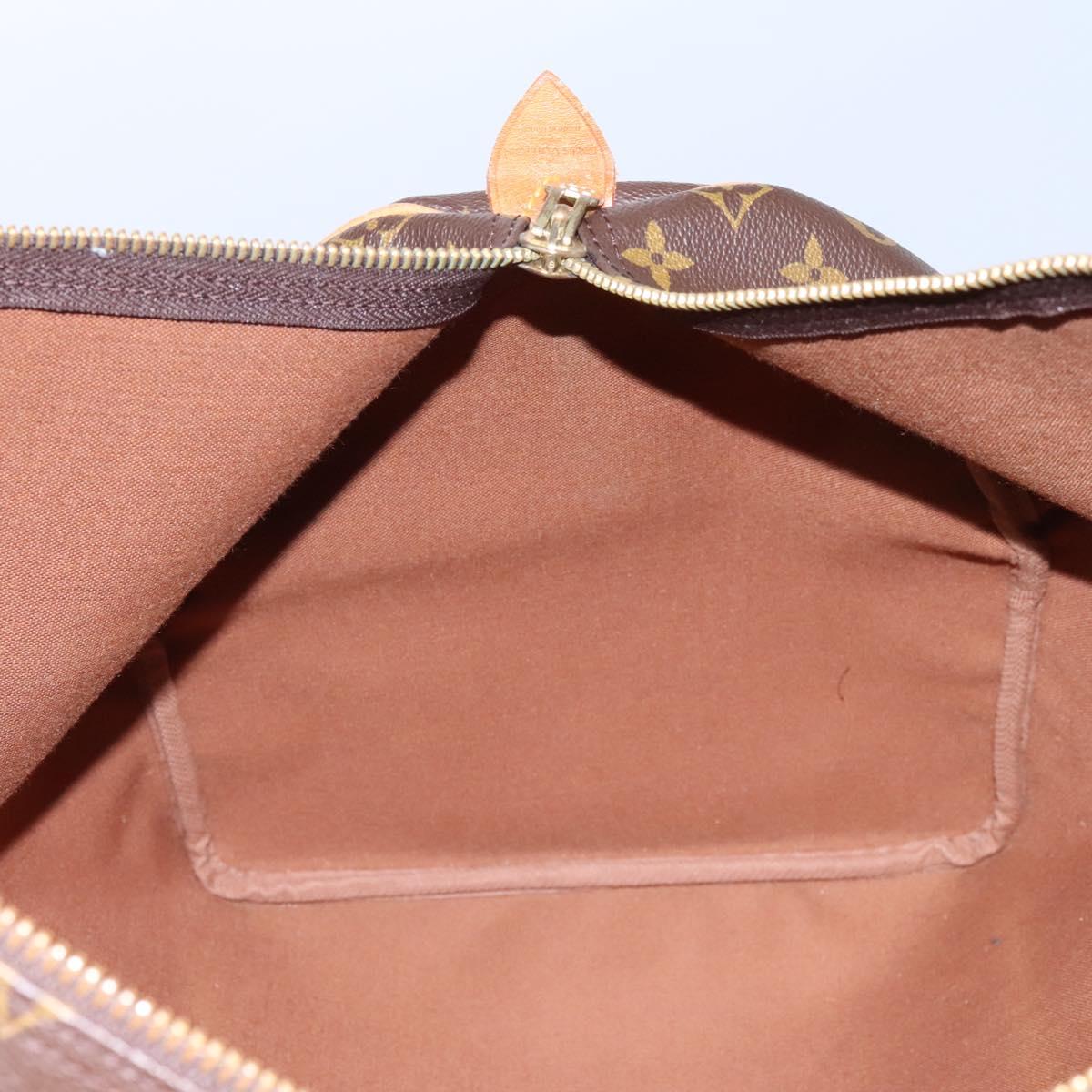 Louis Vuitton Keepall Bag Monogram Canvas, BROWN, CANVAS, Travel bag