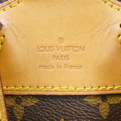 Louis Vuitton Vintage Montsouris Monogram Canvas, Brown, Canvas, Backpack