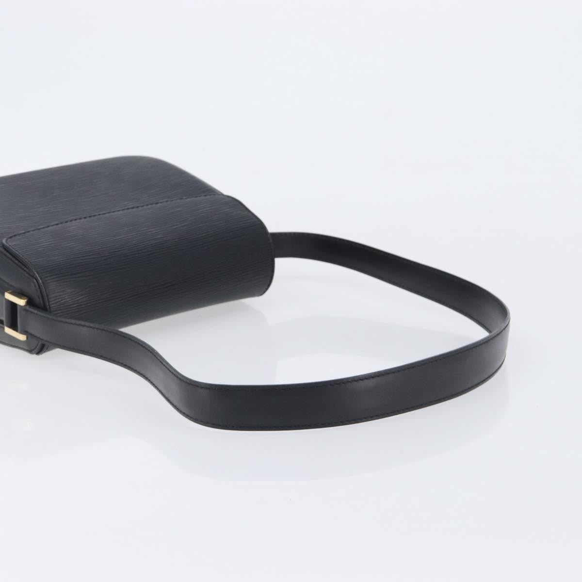 Louis Vuitton Buci Epi Leather, Black, Leather, Handbag