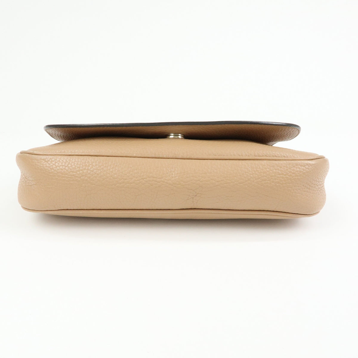 Gucci Soho Chain Leather, Beige, Leather, Crossbody Bag
