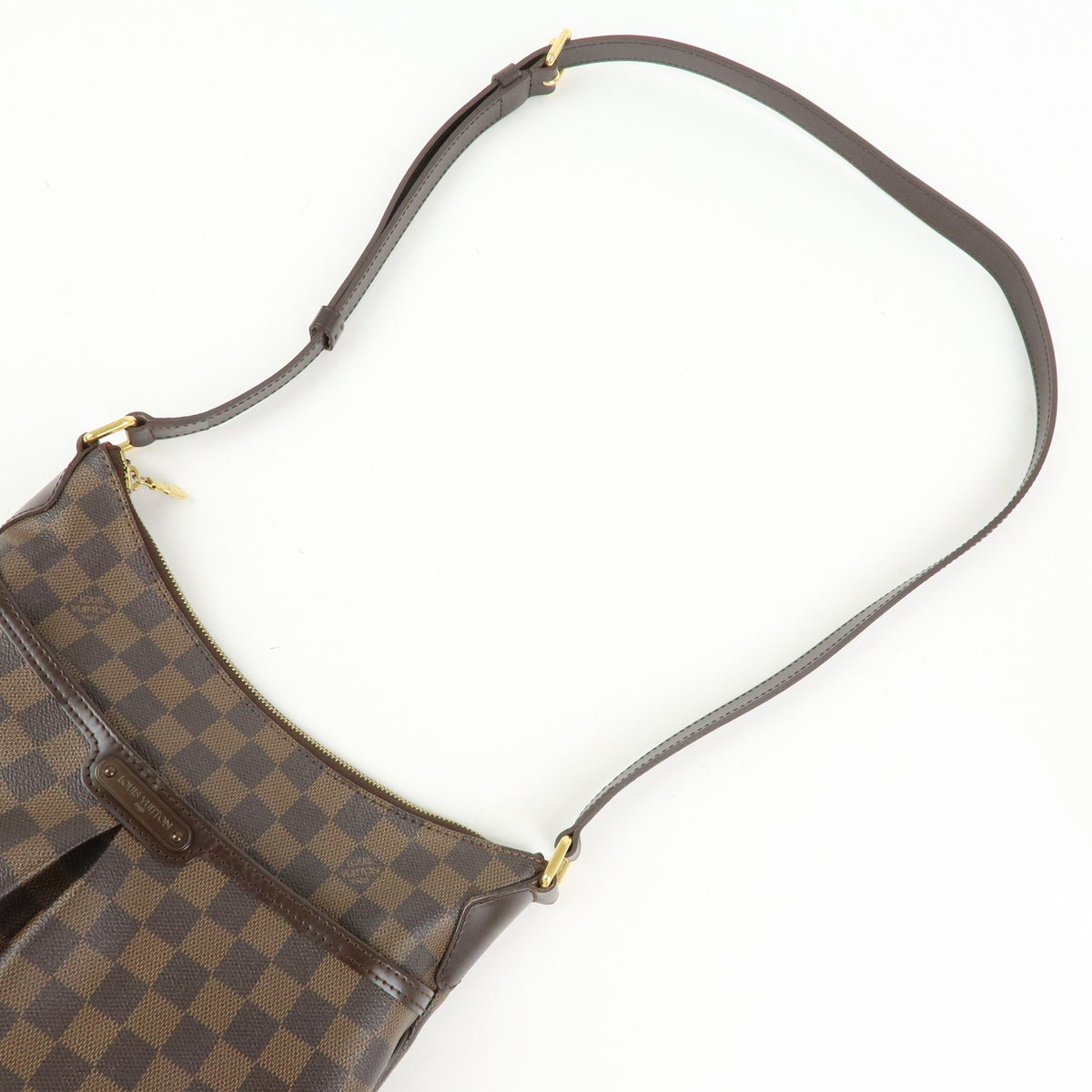 Louis Vuitton Bloomsbury Damier, Brown, Canvas, Shoulder Bag