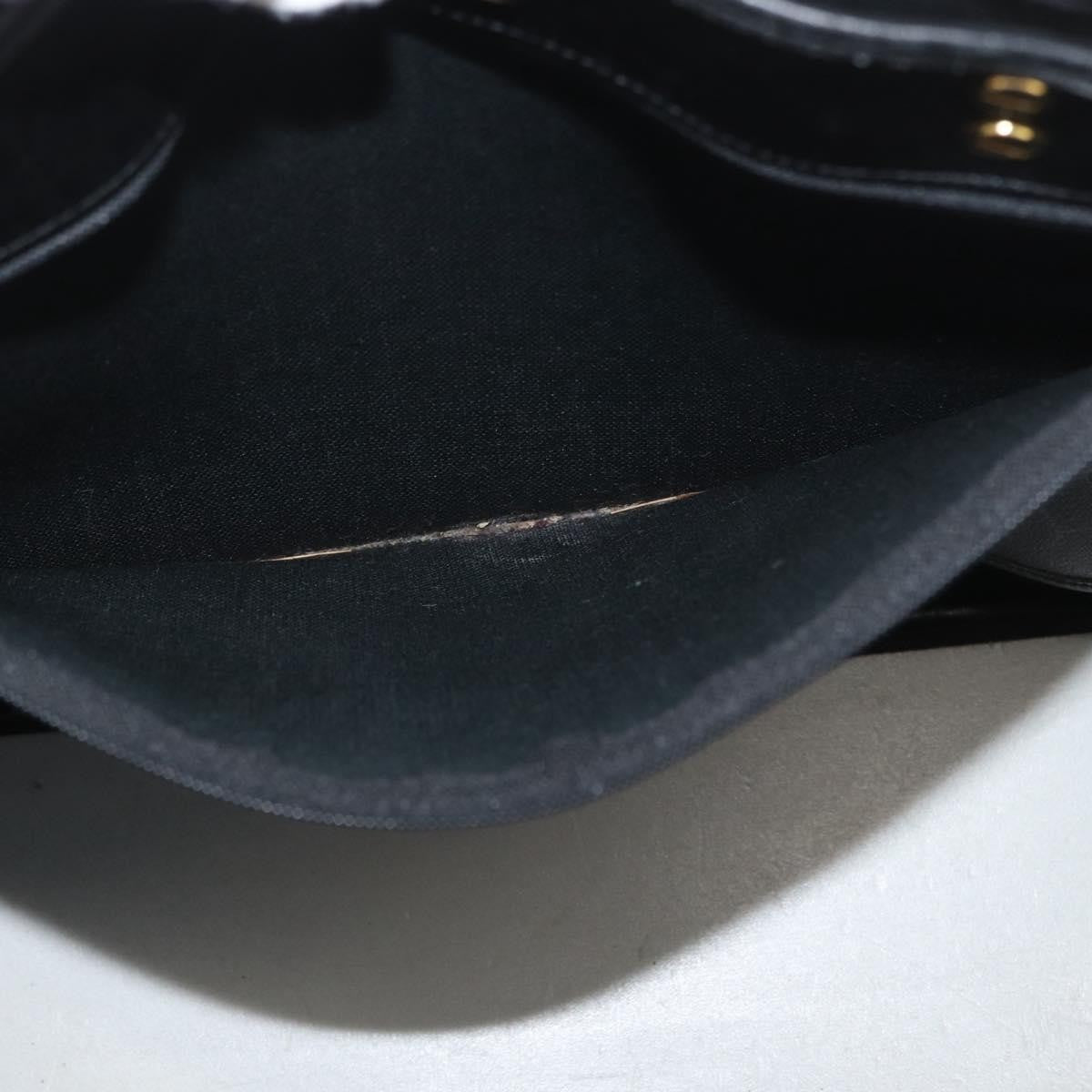 Christian Dior Vintage Honeycomb Canvas, Black, PVC, Shoulder Bag