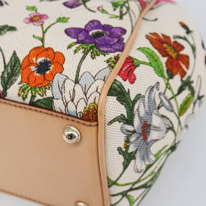Gucci Joy Bardot Hobo Flora Canvas, Multicolour, Canvas, Handbag