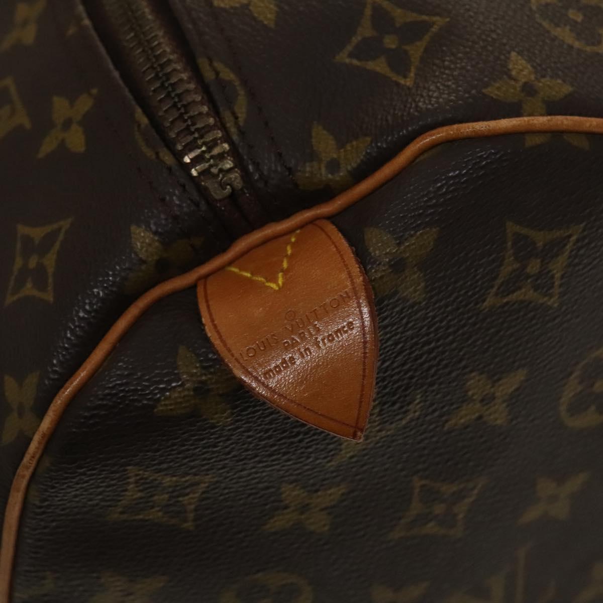 Louis Vuitton Keepall Bag Monogram Canvas, BROWN, CANVAS, Travel bag